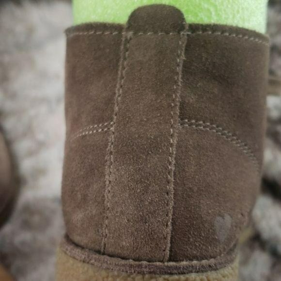 Lucky Brand Emillia Brown Ankle Suede‎ Boots - Picture 6 of 8